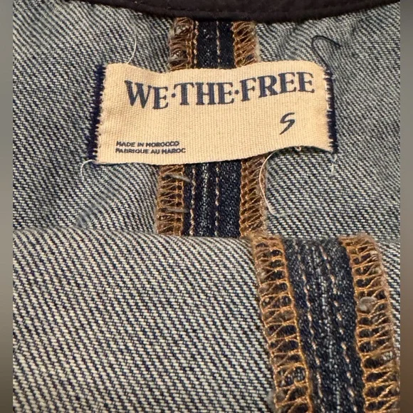 Free People Women's Blue Denim Overalls - Picture 7 of 12